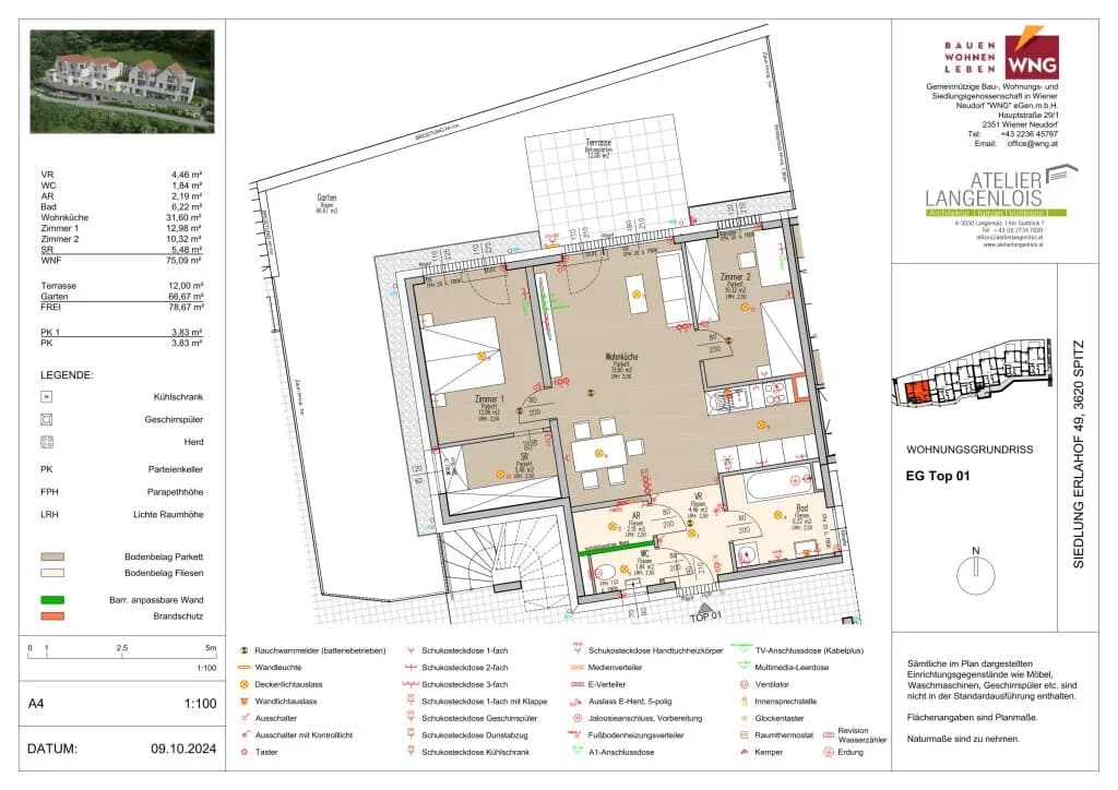 3-Zimmer-Wohnung kaufen in Krems Land – 75,09 m², € 479.167 – Bild 14 von 18