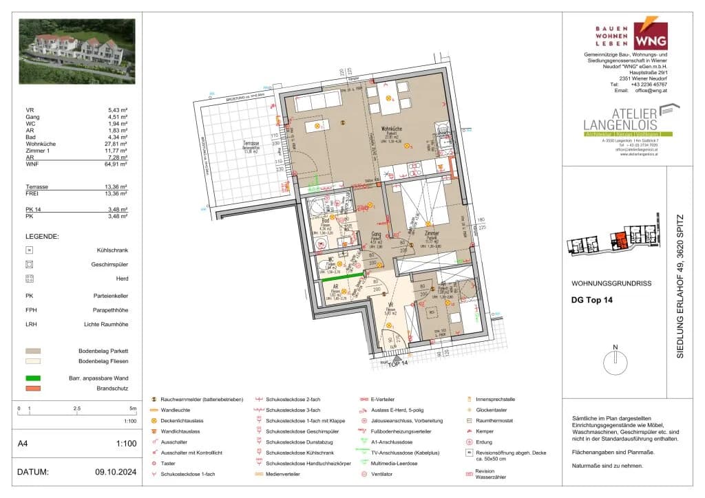 2-Zimmer-Wohnung kaufen in Krems Land – 64,91 m², € 409.954 – Bild 15 von 20