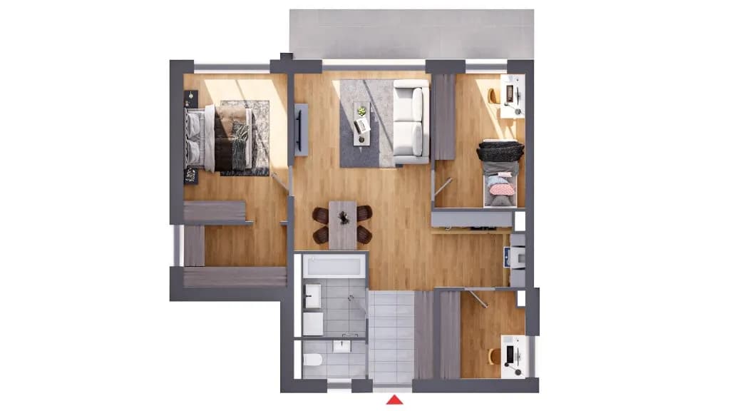 3-Zimmer-Wohnung kaufen in Krems Land – 74,62 m², € 457.870 – Bild 3 von 19