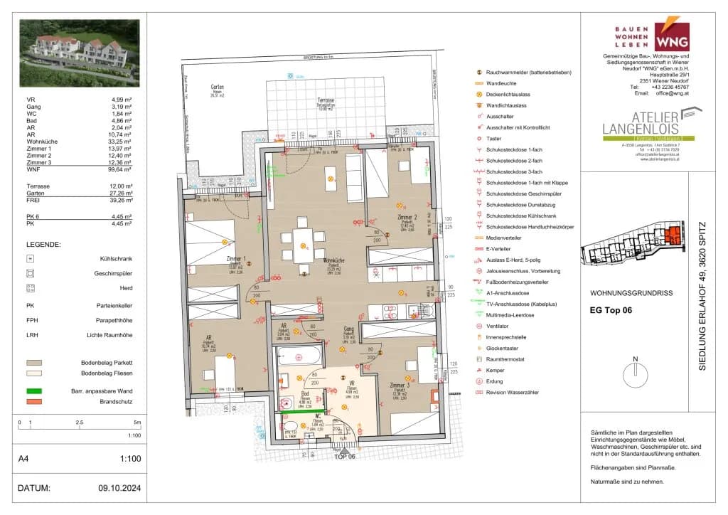 4-Zimmer-Wohnung kaufen in Krems Land – 99,64 m², € 585.648 – Bild 15 von 19