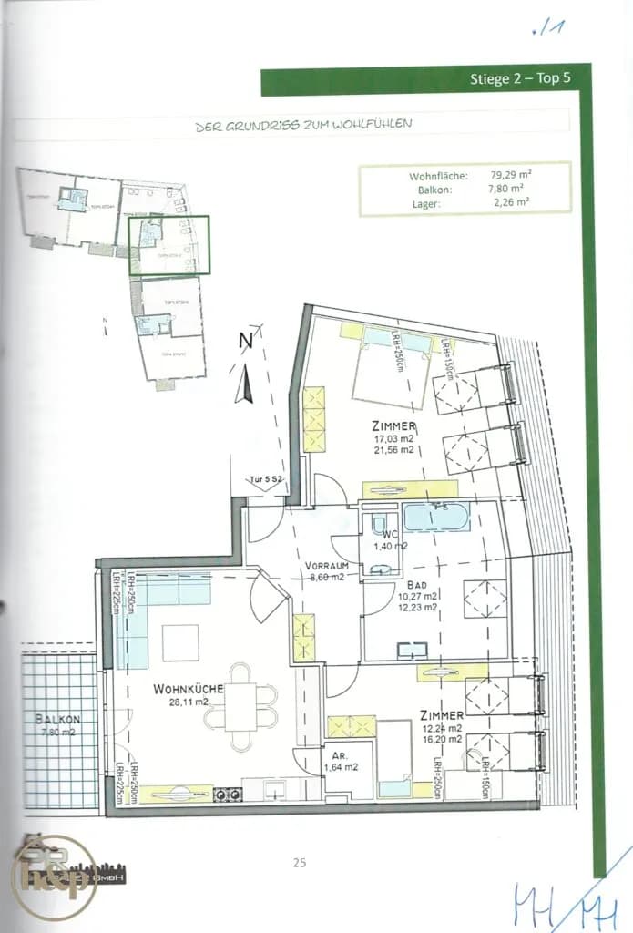 3-Zimmer-Wohnung kaufen in Tulln – 79 m², € 399.000 – Bild 17 von 17