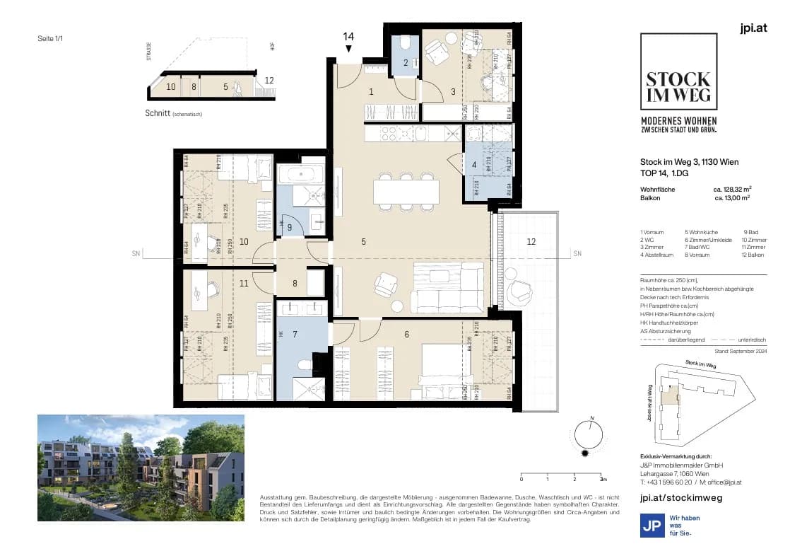 5-Zimmer-Wohnung kaufen in Wien – 128,32 m², € 1.199.000 – Bild 16 von 17