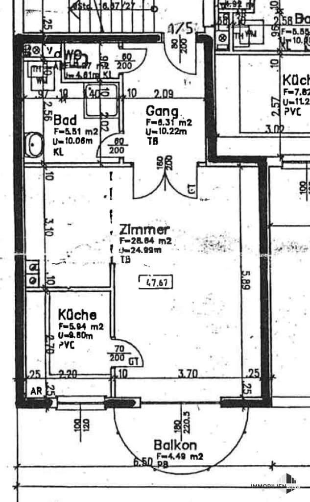 1-Zimmer-Wohnung kaufen in Baden – 47,47 m², € 220.000 – Bild 8 von 8