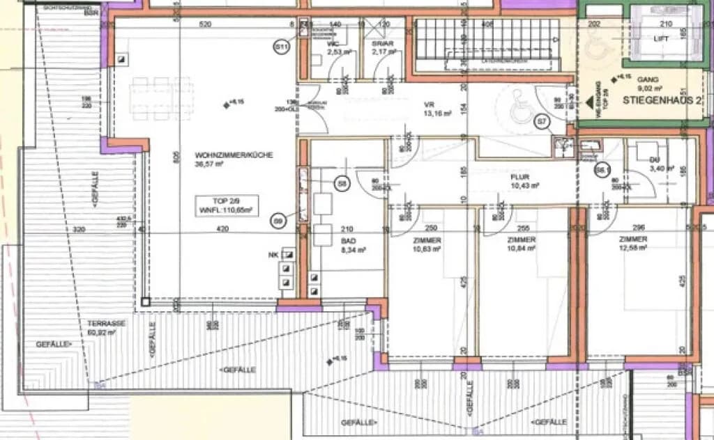 4-Zimmer-Wohnung mieten in Tulln – 110,65 m², € 1.716 – Bild 30 von 30
