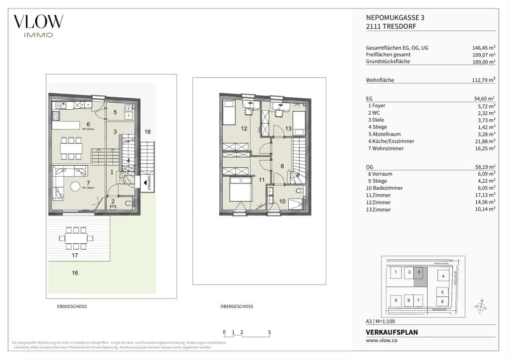 5-Zimmer-Haus kaufen in Korneuburg – 112,79 m², € 690.000 – Bild 25 von 34