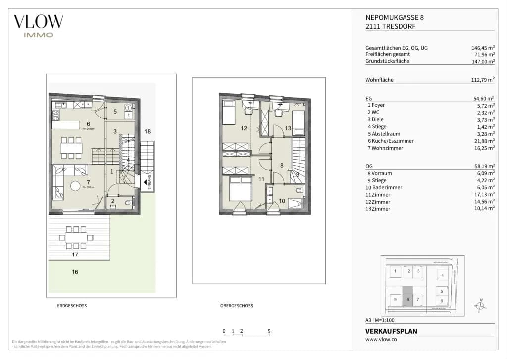5-Zimmer-Haus kaufen in Korneuburg – 112,79 m², € 595.000 – Bild 28 von 37