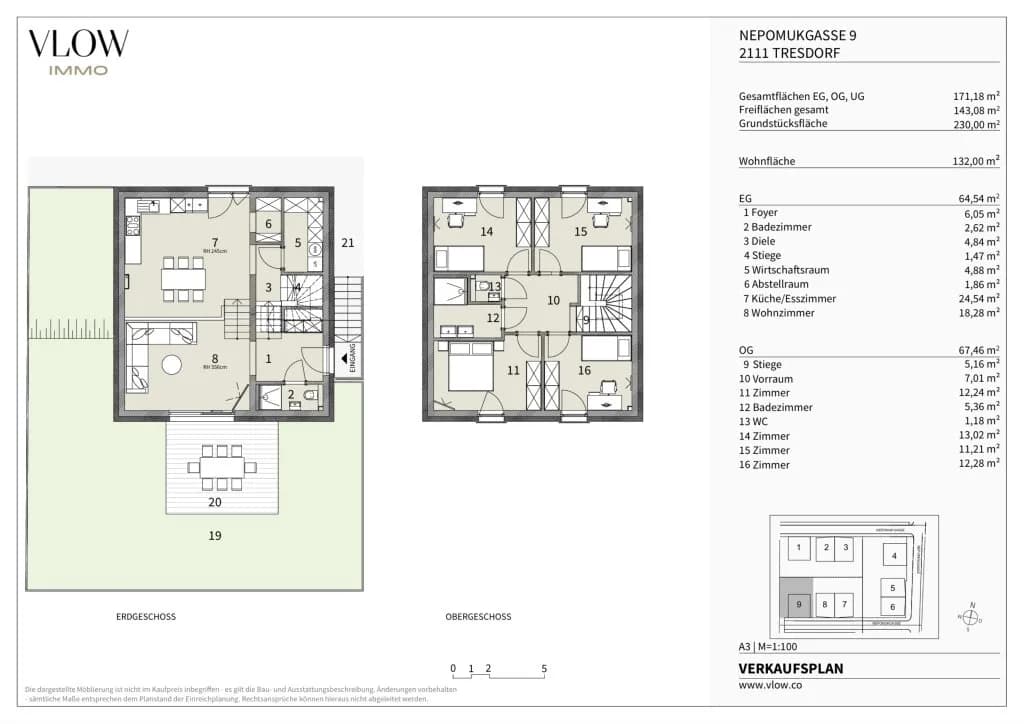6-Zimmer-Haus kaufen in Korneuburg – 131,89 m², € 725.000 – Bild 29 von 36