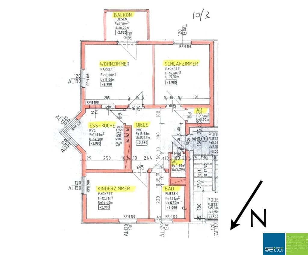 3-Zimmer-Wohnung kaufen in Wolfsberg – 77,78 m², € 114.700 – Bild 11 von 11