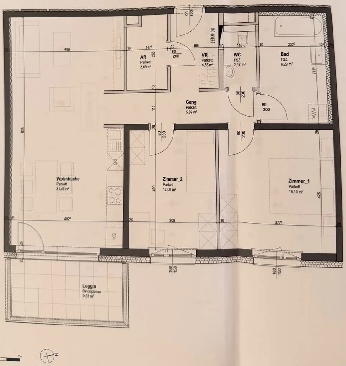 3-Zimmer-Wohnung kaufen in Mödling – 83,14 m², € 469.000 – Bild 20 von 20