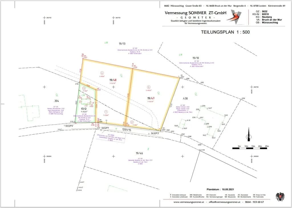 Grundstück mieten in Bruck-Mürzzuschlag – 1 247 m², € 229 – Bild 7 von 10