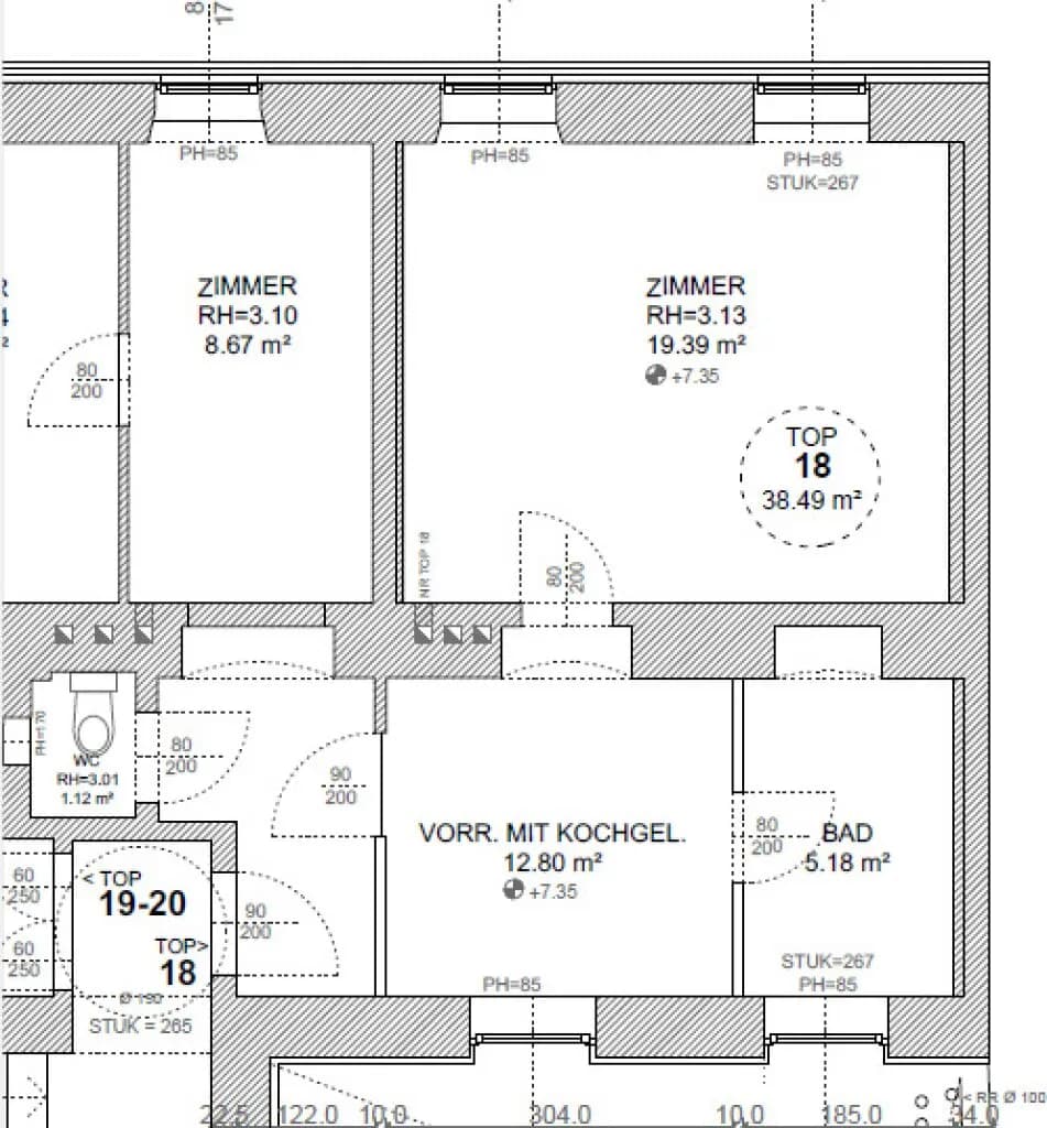 3-Zimmer-Wohnung mieten in Wien – 96 m², € 1.573 – Bild 22 von 22