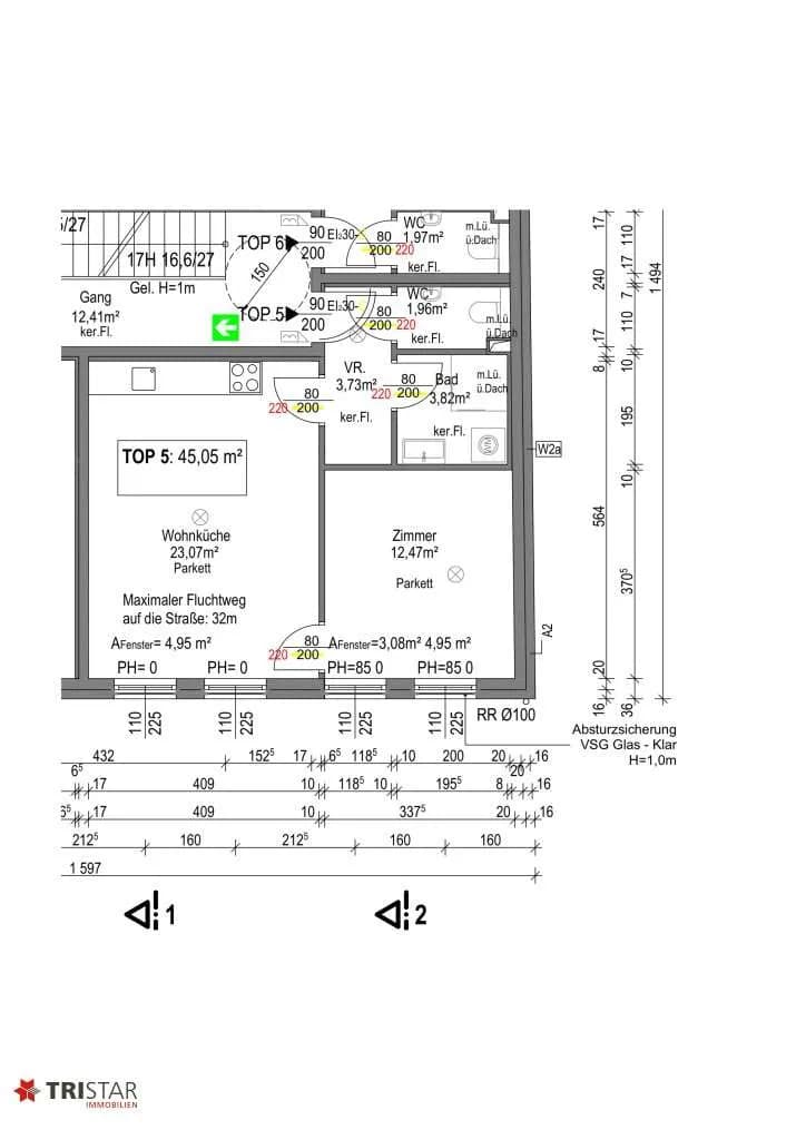 2-Zimmer-Wohnung kaufen in Wien – 45,05 m², € 234.000 – Bild 14 von 14