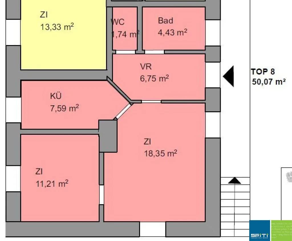 2-Zimmer-Wohnung kaufen in Bruck-Mürzzuschlag – 50,1 m², € 50.100 – Bild 10 von 10