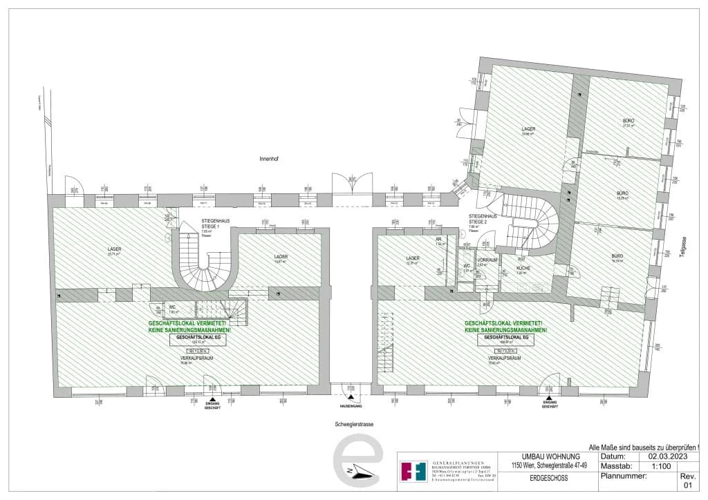 Gewerbeimmobilie mieten in Wien – 204 m², € 2.855 – Bild 10 von 12