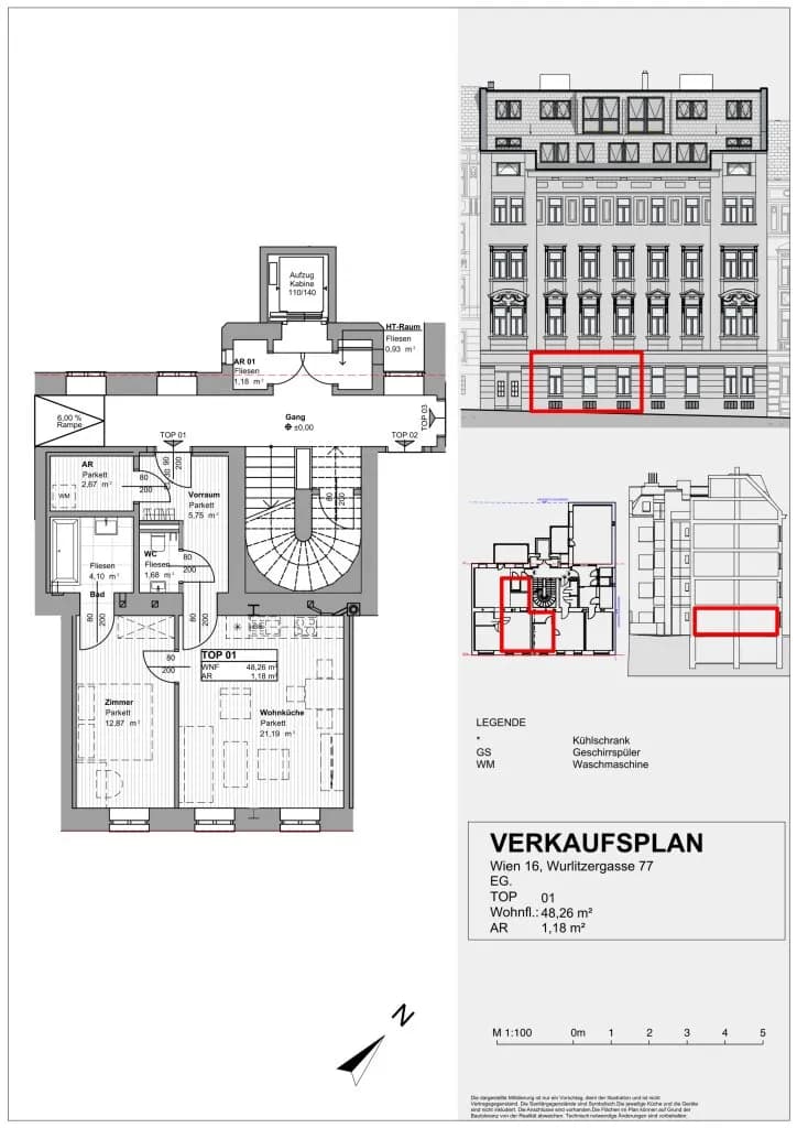 2-Zimmer-Wohnung kaufen in Wien – 48,26 m², € 202.000 – Bild 15 von 18