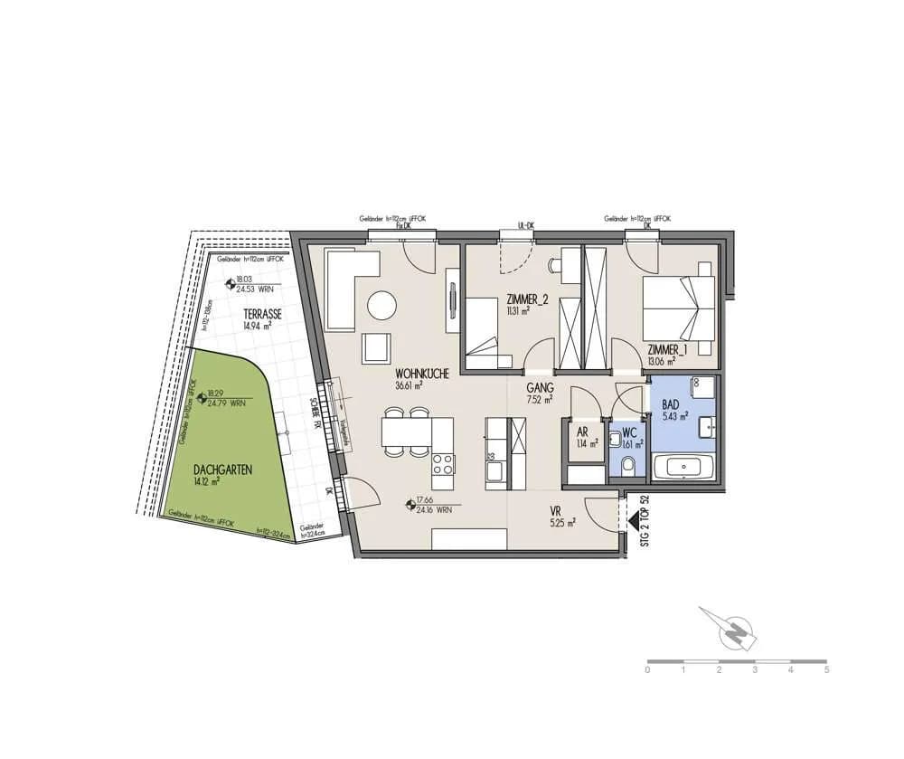 3-Zimmer-Wohnung kaufen in Wien – 82,97 m², € 419.000 – Bild 2 von 20