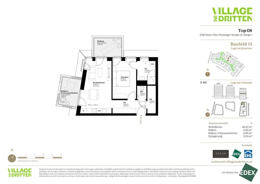 2-Zimmer-Wohnung kaufen in Wien – 48,47 m², € 413.000 – Bild 40 von 40