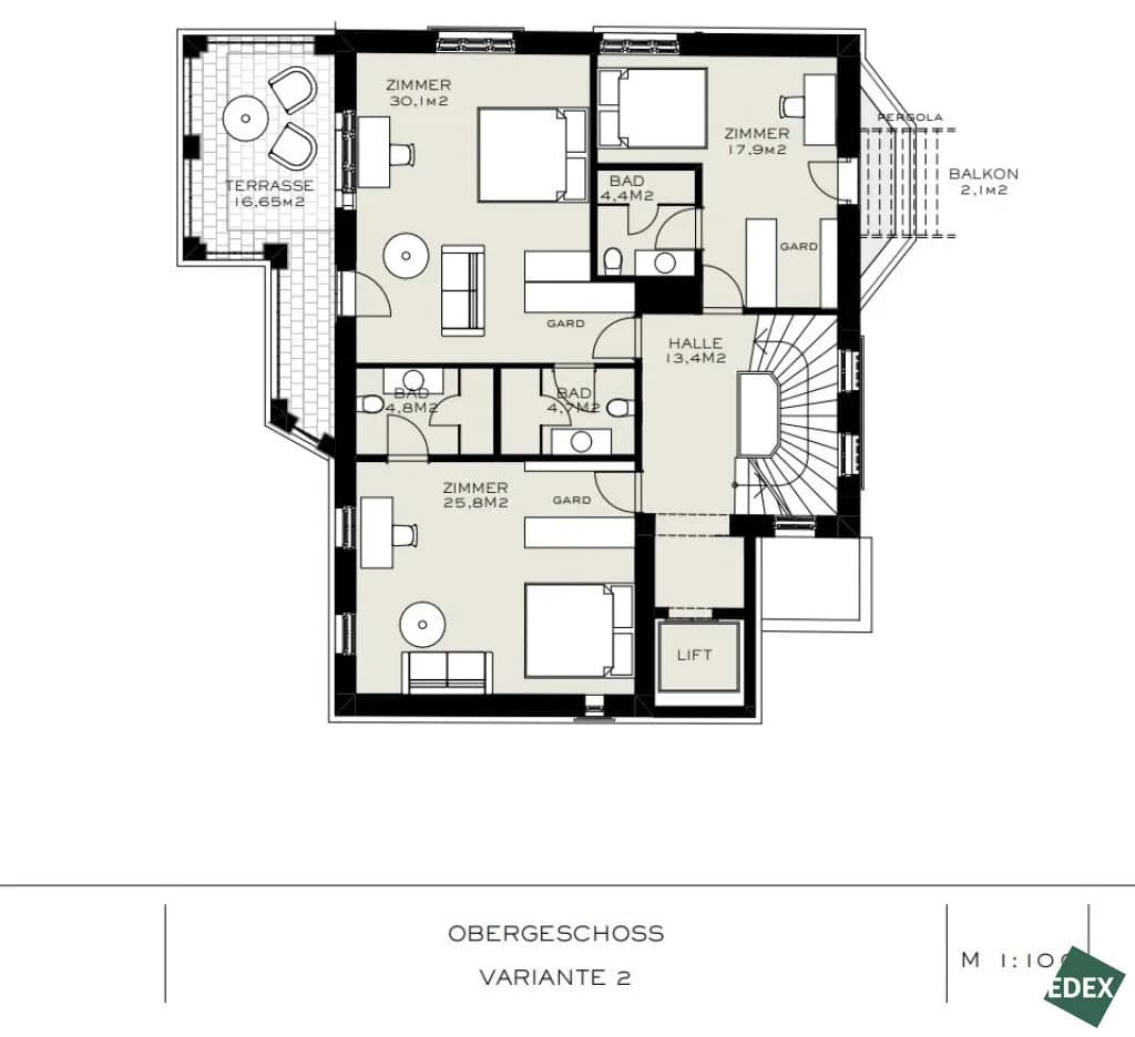 9-Zimmer-Immobilie kaufen in Wien – 440,6 m², € 3.500.000 – Bild 24 von 29