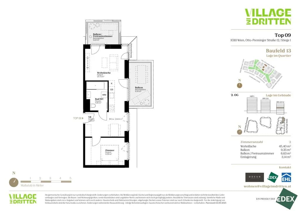 2-Zimmer-Wohnung kaufen in Wien – 45,4 m², € 349.000 – Bild 36 von 36