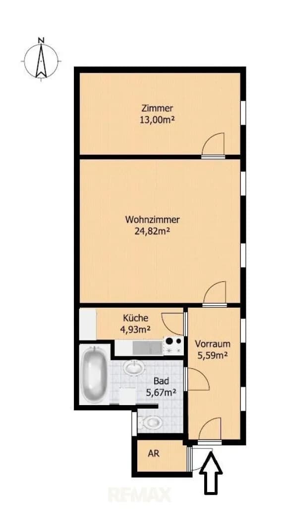 2-Zimmer-Wohnung kaufen in Wien – 55,53 m², € 180.000 – Bild 13 von 13