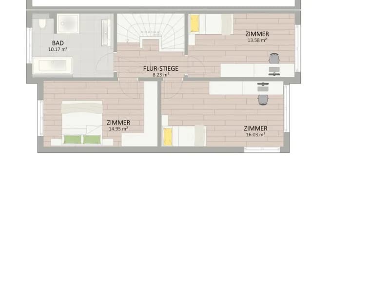 4-Zimmer-Haus kaufen in Wien – 122,6 m², € 949.900 – Bild 3 von 5