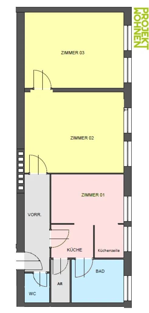 2-Zimmer-Wohnung mieten in Graz – 69,37 m², € 768 – Bild 15 von 15