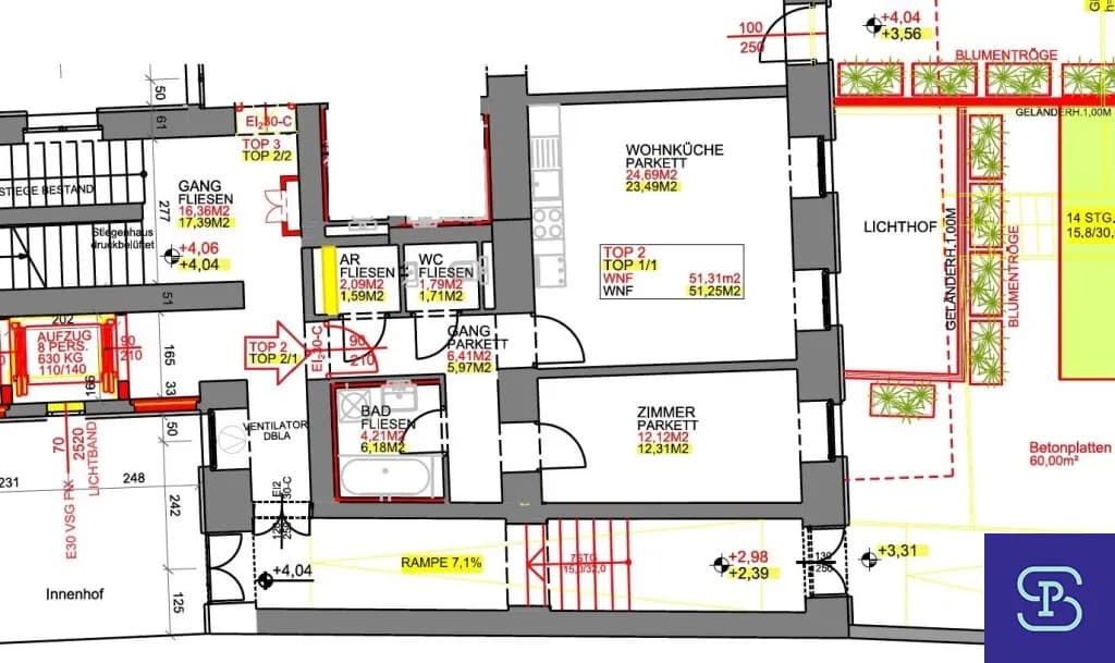 2-Zimmer-Wohnung mieten in Wien – 49,85 m², € 874 – Bild 15 von 15