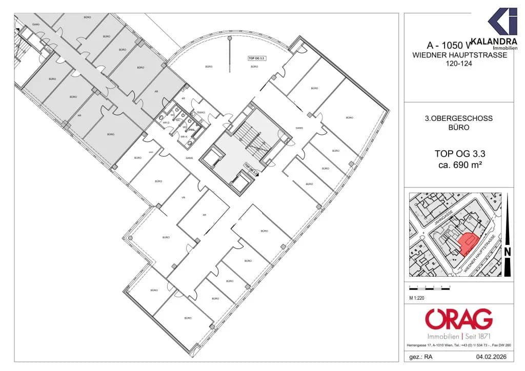 18-Zimmer-Gewerbeimmobilie mieten in Wien – 794 m², € 12.337 – Bild 12 von 12