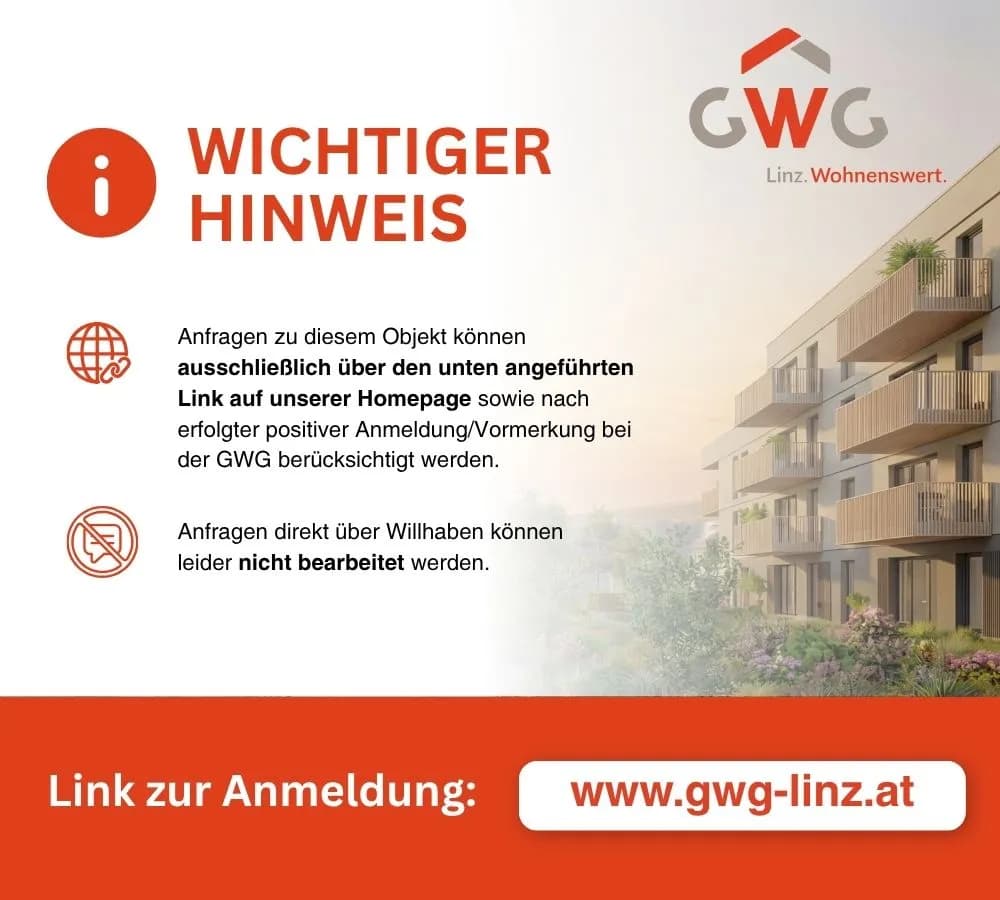 4-Zimmer-Wohnung mieten in Linz – 88,59 m², € 1.100 – Bild 12 von 12