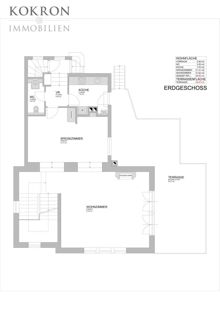 7-Zimmer-Haus kaufen in Wien – 173,01 m², € 990.000 – Bild 13 von 15