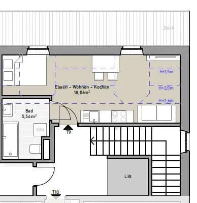Wohnung kaufen in Braunau am Inn – 23,6 m², € 137.000
