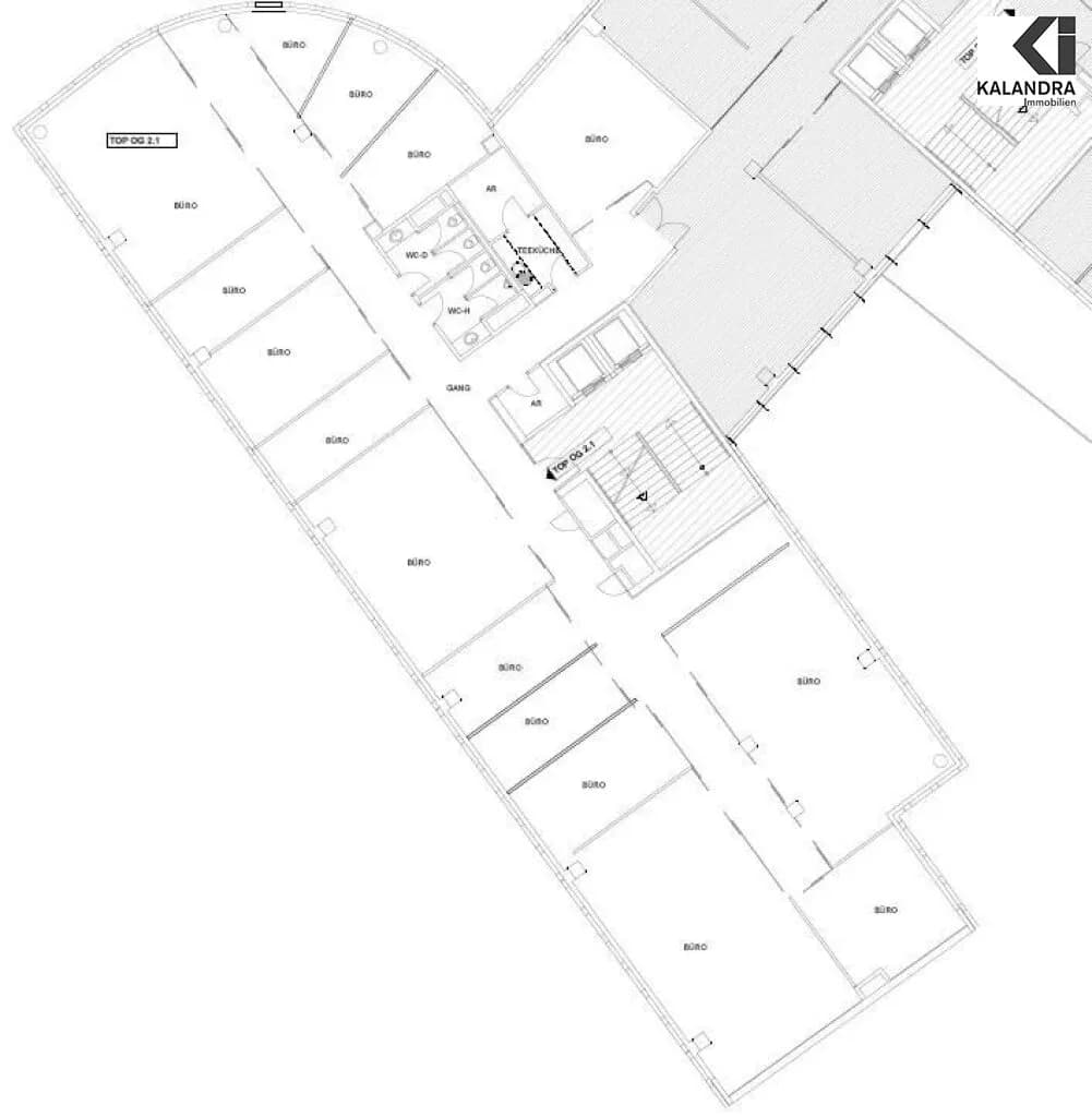15-Zimmer-Gewerbeimmobilie mieten in Wien – 706 m², € 12.622 – Bild 11 von 13