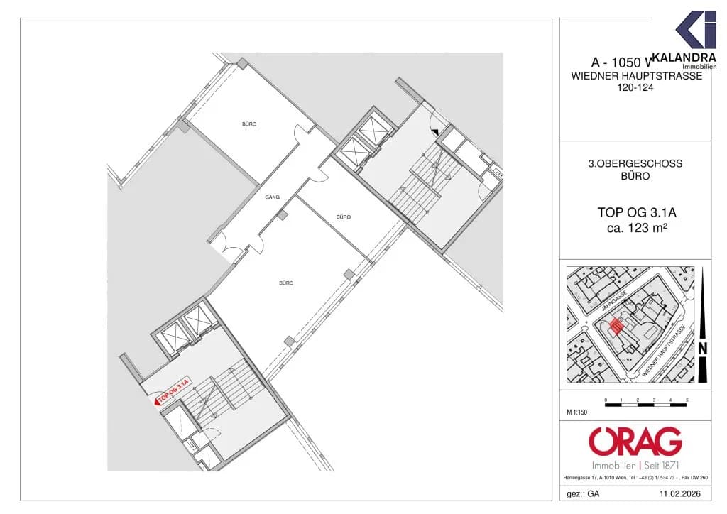 15-Zimmer-Gewerbeimmobilie mieten in Wien – 706 m², € 12.622 – Bild 13 von 13