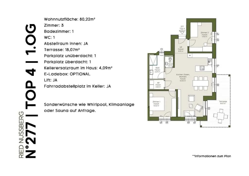 3-Zimmer-Wohnung kaufen in Leibnitz – 79 m², € 395.000 – Bild 14 von 16