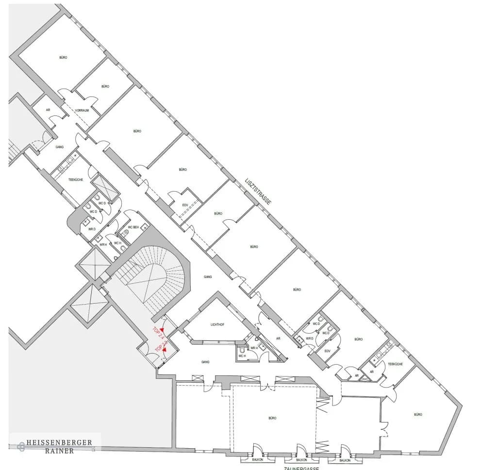 10-Zimmer-Gewerbeimmobilie mieten in Wien – 513 m², € 12.297 – Bild 12 von 12