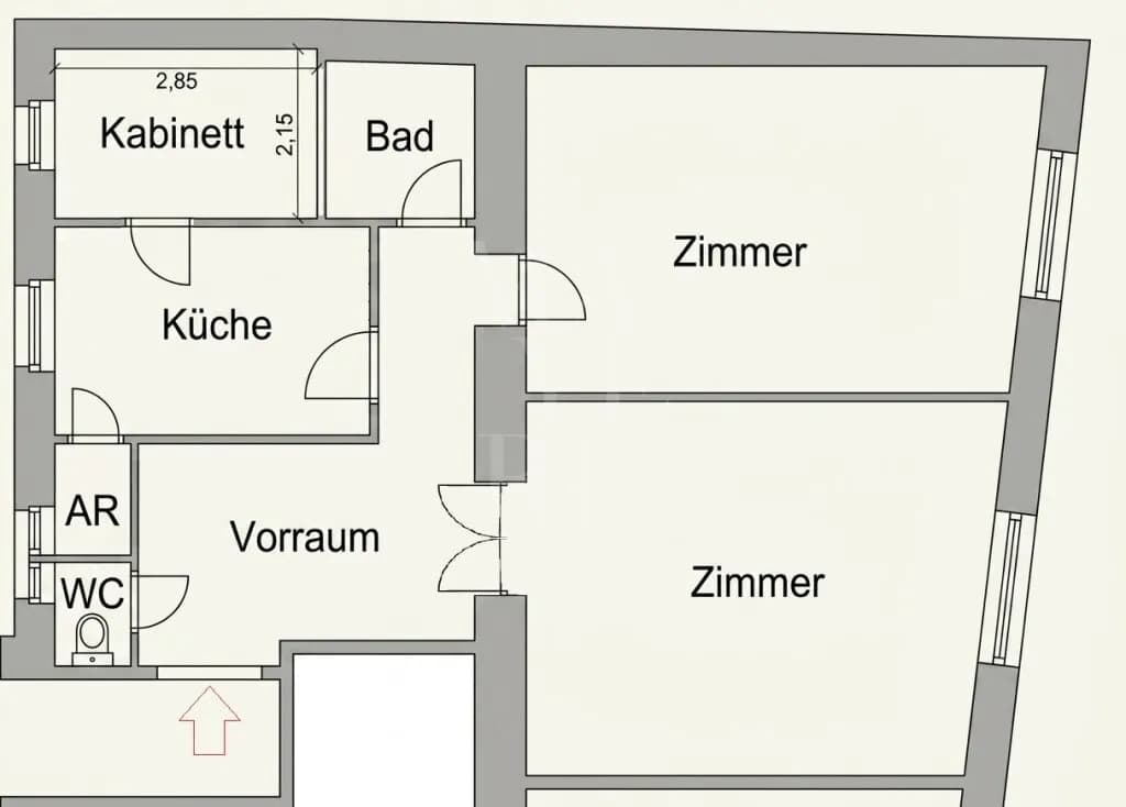 2-Zimmer-Wohnung mieten in Wien – 80,85 m², € 1.364 – Bild 15 von 15