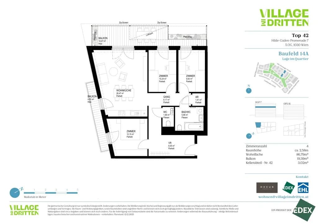 4-Zimmer-Wohnung kaufen in Wien – 86,79 m², € 695.700 – Bild 21 von 21