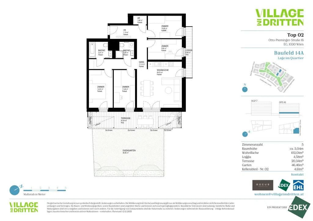 5-Zimmer-Wohnung kaufen in Wien – 102,01 m², € 733.500 – Bild 11 von 11