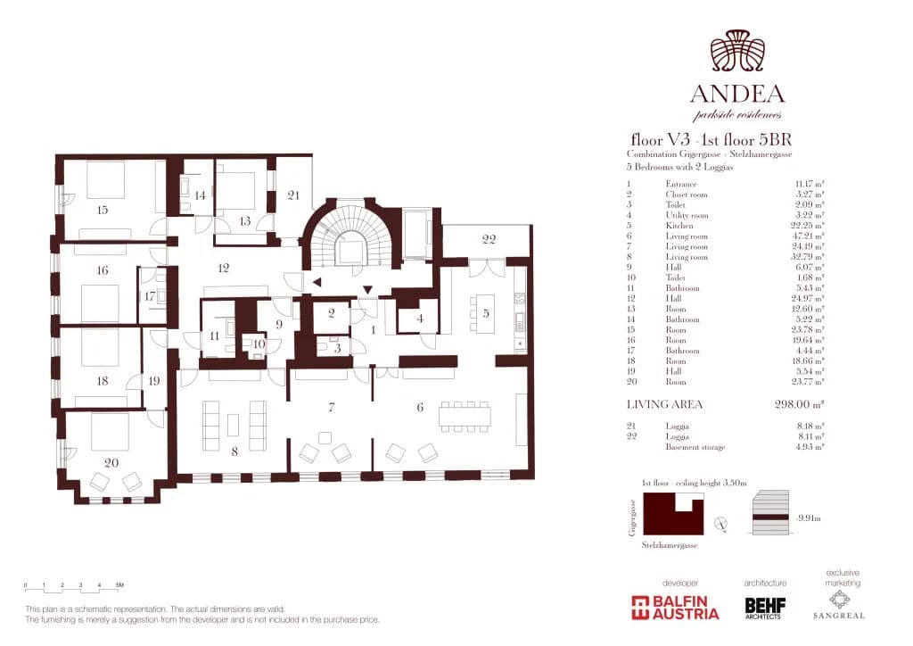 Wohnung kaufen in Wien – 298 m², € 3.899.000 – Bild 11 von 11