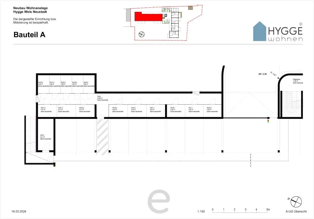 3-Zimmer-Wohnung kaufen in Wels – 74,62 m², € 350.200 – Bild 13 von 15