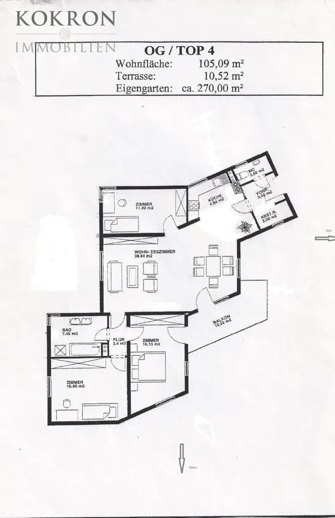 4-Zimmer-Wohnung kaufen in Tulln – 104,78 m², € 597.500 – Bild 7 von 7