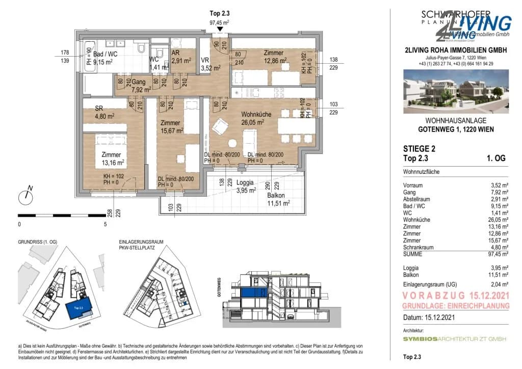 4-Zimmer-Wohnung kaufen in Wien – 99,08 m², € 808.290 – Bild 15 von 16