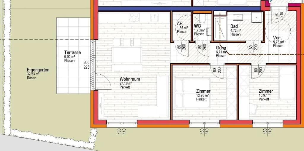 3-Zimmer-Wohnung kaufen in Vöcklabruck – 71,15 m², € 283.889 – Bild 4 von 11