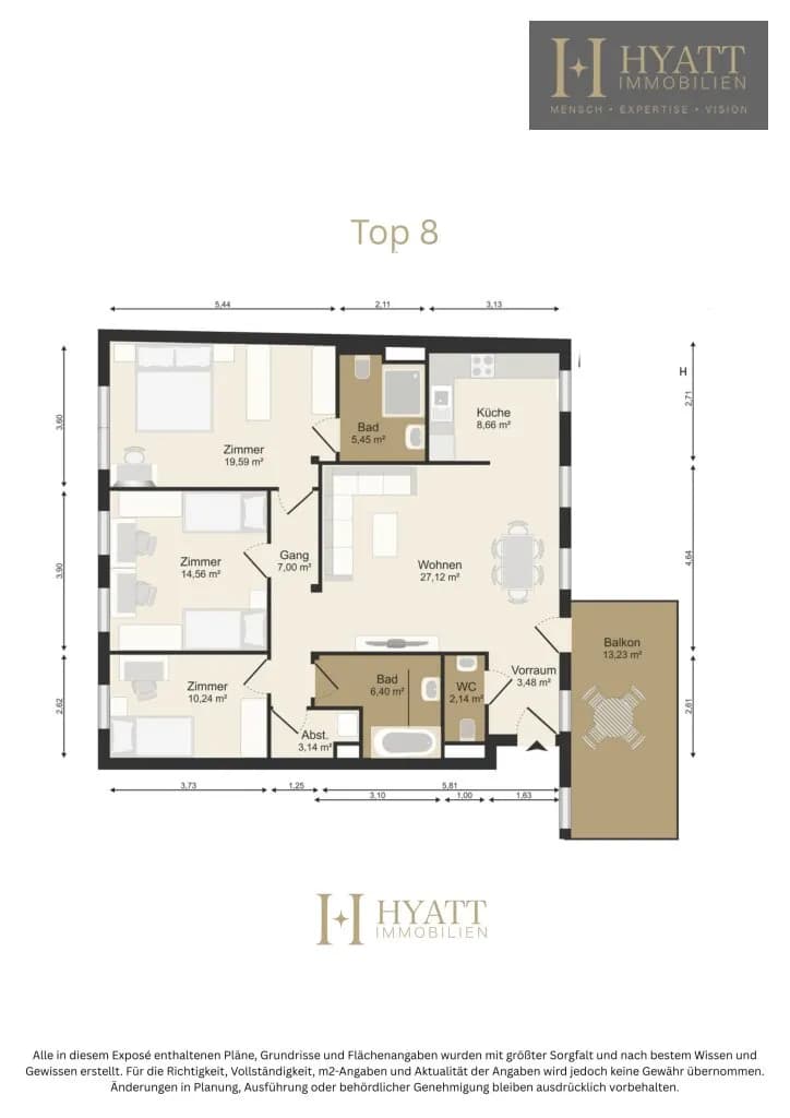 4-Zimmer-Wohnung kaufen in Wien – 107,74 m², € 899.000 – Bild 10 von 11