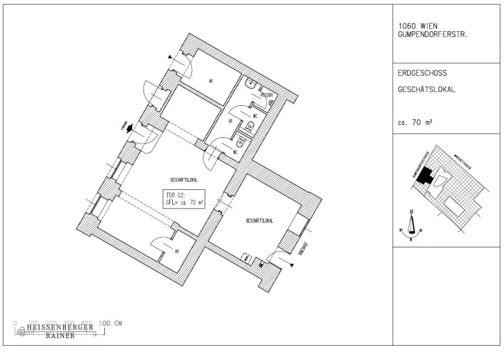 2-Zimmer-Gewerbeimmobilie mieten in Wien – 70 m², € 1.559 – Bild 7 von 7