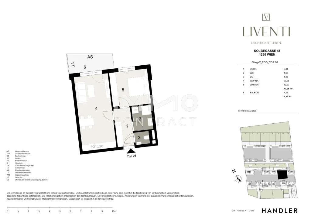 2-Zimmer-Wohnung kaufen in Wien – 47,26 m², € 289.000 – Bild 9 von 9