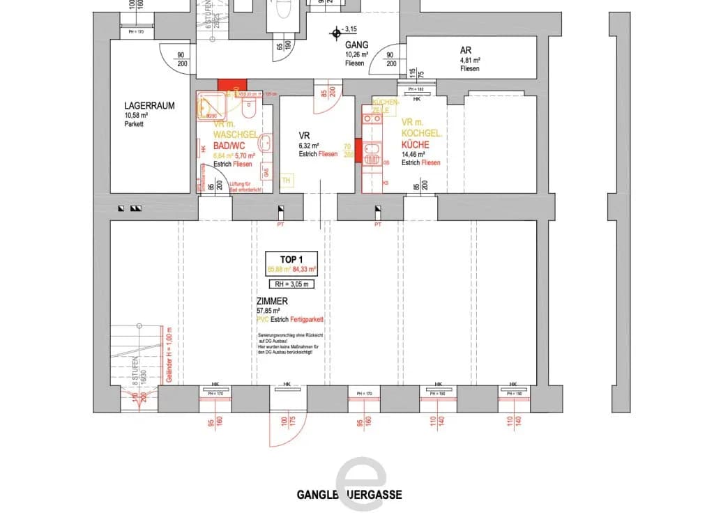 Gewerbeimmobilie mieten in Wien – 84 m², € 843 – Bild 7 von 7