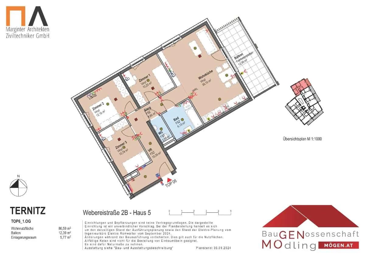 4-Zimmer-Wohnung mieten in Neunkirchen – 86,59 m², € 850 – Bild 12 von 13