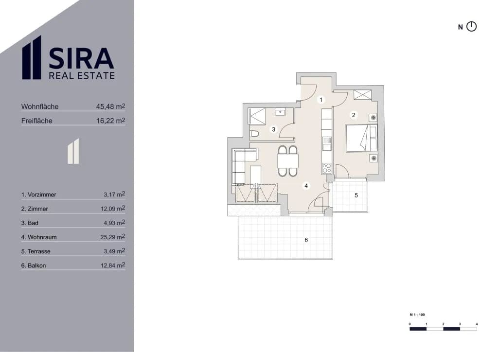 2-Zimmer-Wohnung kaufen in Wien – 45,3 m², € 235.000 – Bild 6 von 6