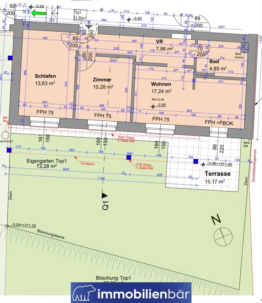 3-Zimmer-Wohnung kaufen in Linz – 53,86 m², € 299.000 – Bild 13 von 13